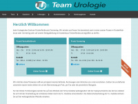 team-urologie.de Webseite Vorschau