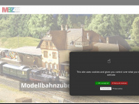 mbz-modellbahnzubehoer.de Webseite Vorschau
