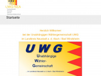 uwg-nea.de Webseite Vorschau