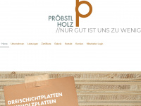 proebstl-holz.de Webseite Vorschau