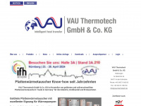 vau-thermotech.de Webseite Vorschau