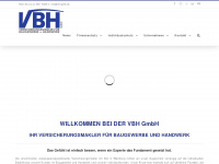 vbh-gmbh.de Webseite Vorschau