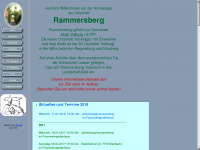 rammersberg.de Webseite Vorschau