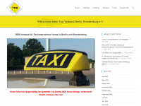 taxiverband-berlin.de Webseite Vorschau