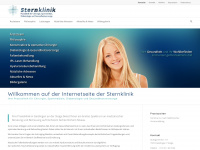 sternklinik.de Webseite Vorschau