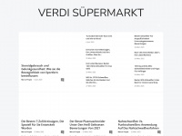 verdi-supermarket.de Webseite Vorschau
