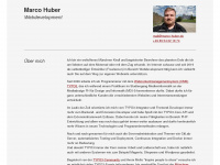 marco-huber.de Webseite Vorschau