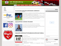 vfl-fussball.de Webseite Vorschau