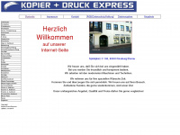 kopier-druck-express.de Webseite Vorschau
