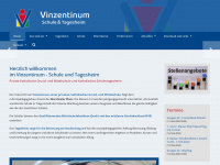 vinzentinum-wuerzburg.de Webseite Vorschau