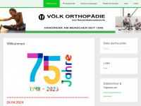 voelk-orthopaedie.de Webseite Vorschau