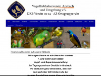vogelliebhaberverein-ansbach.de Webseite Vorschau