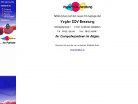 vogler-edv.de Webseite Vorschau