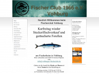 vohburger-fischerclub.de Webseite Vorschau