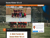 sauwa-kicker.de Webseite Vorschau
