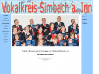 vokalkreis-simbach.de Webseite Vorschau