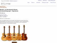 volkert-guitars.de Webseite Vorschau