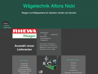 waagen-nickl.de Webseite Vorschau