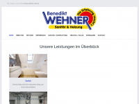 waerme-wasser-wehner.de Webseite Vorschau