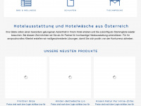 schraml-hoteltextil.at Webseite Vorschau