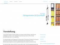 wagemann-kirchhoff.de Webseite Vorschau