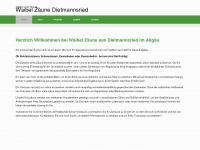 waibel-zaeune.de Webseite Vorschau