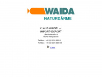 waida.de Webseite Vorschau