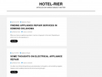 hotel-rier.com Webseite Vorschau
