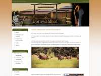 bornwaldhof.de Webseite Vorschau