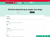 drugsinfo.nl Webseite Vorschau