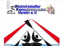 wolmirstedter-kanu-verein.de Webseite Vorschau