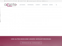 acento.de Webseite Vorschau