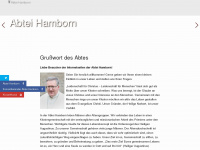 abtei-hamborn.de Webseite Vorschau