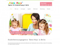 babysitteragentur-berlin.de Webseite Vorschau