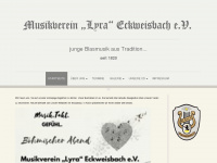 mv-lyraeckweisbach.de Webseite Vorschau