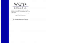 walter-consulting.com Webseite Vorschau