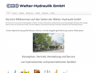 walter-hydraulik.de Webseite Vorschau