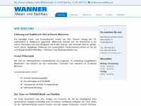 wanner-stahlbau.de Webseite Vorschau