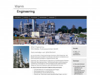 warm-engineering.com Webseite Vorschau