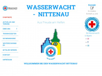 wasserwacht-nittenau.de Webseite Vorschau