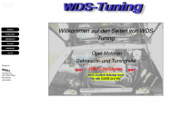 wds-tuning.de Webseite Vorschau