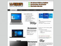 weber-computertechnik.de Webseite Vorschau