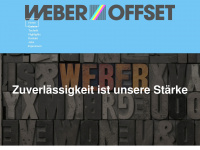 weber-offset.de Webseite Vorschau