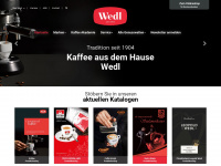 wedlkaffee.com Webseite Vorschau