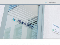 newcotec.com Webseite Vorschau