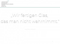 weidner-glas.de Webseite Vorschau