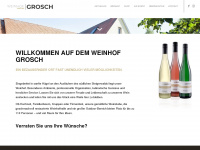 weinhof-grosch.de Webseite Vorschau