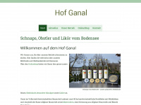 hof-ganal.de Webseite Vorschau