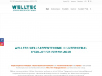 welltec-wellpappentechnik.de Webseite Vorschau