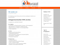 wenzel-heizung.de Webseite Vorschau